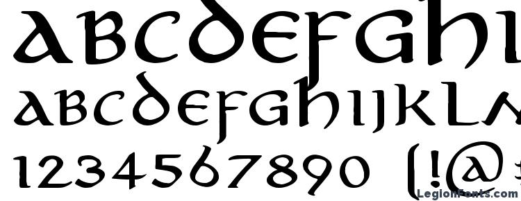 glyphs Aniron font, сharacters Aniron font, symbols Aniron font, character map Aniron font, preview Aniron font, abc Aniron font, Aniron font