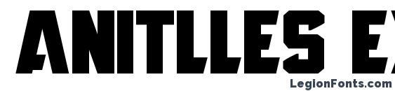 Anitlles Expanded Font