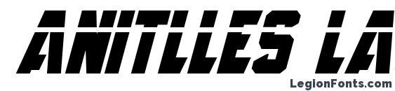 Anitlles Laser Italic font, free Anitlles Laser Italic font, preview Anitlles Laser Italic font