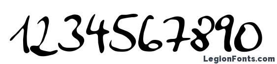 AnkeCalligraph Font, Number Fonts