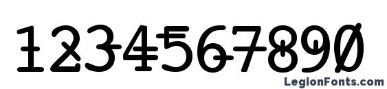Ankora Font, Number Fonts
