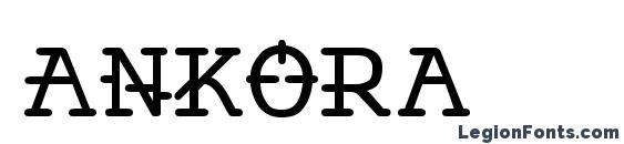 Ankora font, free Ankora font, preview Ankora font