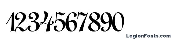 Annabel Script Font, Number Fonts