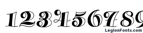 AnnabelleMatineeNF Font, Number Fonts