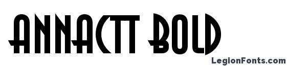 шрифт AnnaCTT Bold, бесплатный шрифт AnnaCTT Bold, предварительный просмотр шрифта AnnaCTT Bold