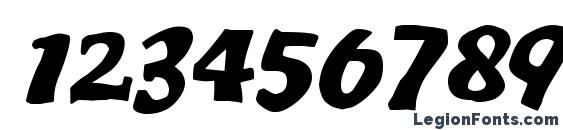 Anodetonoone Font, Number Fonts