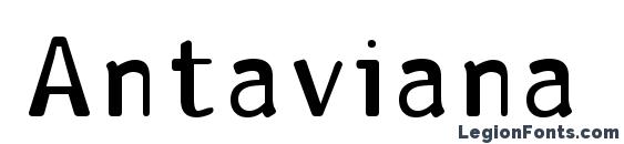 Antaviana bold Font
