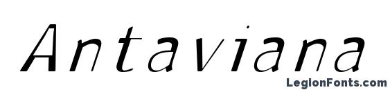 Antaviana italic Font