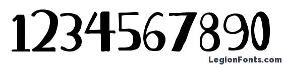 Antelope H Font, Number Fonts