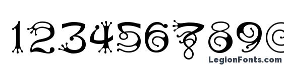 Antherton cloister Font, Number Fonts