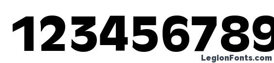 AntigoniBd Bold Font, Number Fonts