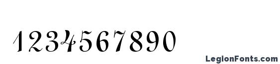 Antigua Font, Number Fonts