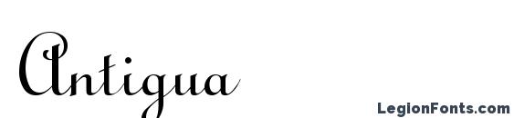 шрифт Antigua, бесплатный шрифт Antigua, предварительный просмотр шрифта Antigua
