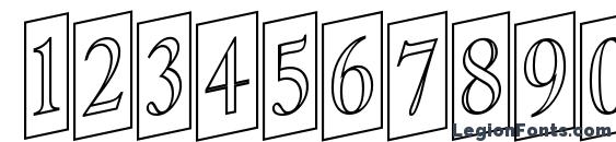 Antiq 16 Font, Number Fonts