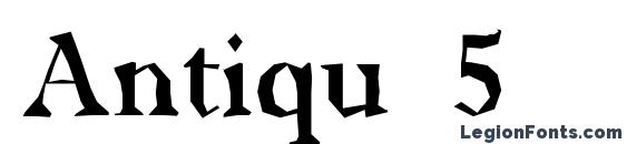 Antiqu 5 font, free Antiqu 5 font, preview Antiqu 5 font