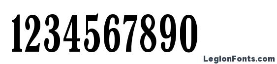 Antiqua 60B Font, Number Fonts