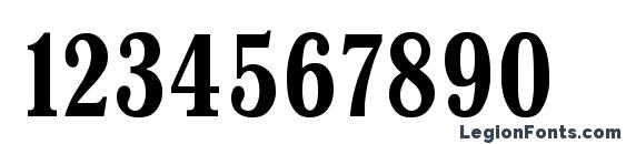 Antiqua Bold75b Font, Number Fonts