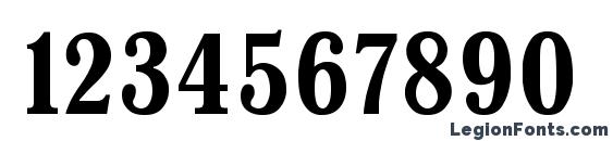 Antiqua Bold80b Font, Number Fonts