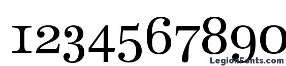 Antiqua Caps Regular Font, Number Fonts