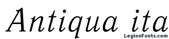 Antiqua italic cyrillic@ font, free Antiqua italic cyrillic@ font, preview Antiqua italic cyrillic@ font