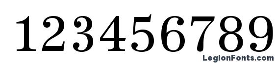 Antiqua Regular Font, Number Fonts
