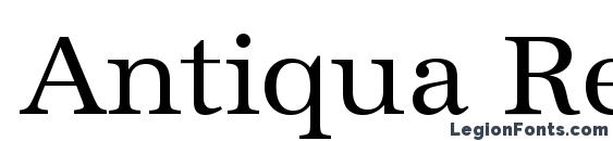 Шрифт Antiqua Regular