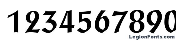 Antiqua SSi Bold Font, Number Fonts