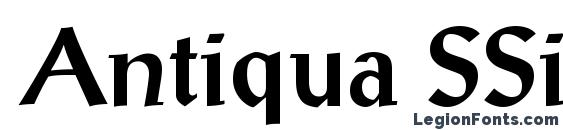 Antiqua SSi Bold font, free Antiqua SSi Bold font, preview Antiqua SSi Bold font