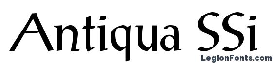 шрифт Antiqua SSi, бесплатный шрифт Antiqua SSi, предварительный просмотр шрифта Antiqua SSi