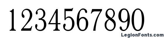 Antiqua Thin Font, Number Fonts