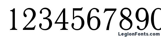 Antiqua Font, Number Fonts