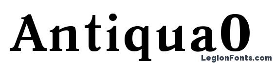 Antiqua0 font, free Antiqua0 font, preview Antiqua0 font