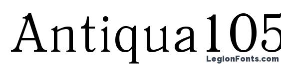 Antiqua105n font, free Antiqua105n font, preview Antiqua105n font