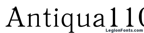Antiqua110n font, free Antiqua110n font, preview Antiqua110n font