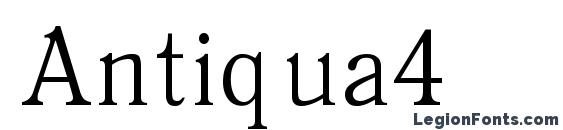 Antiqua4 Font, Russian Fonts