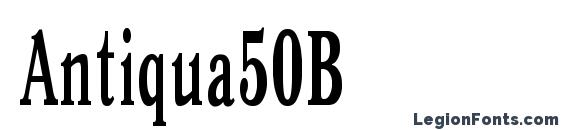 шрифт Antiqua50B, бесплатный шрифт Antiqua50B, предварительный просмотр шрифта Antiqua50B