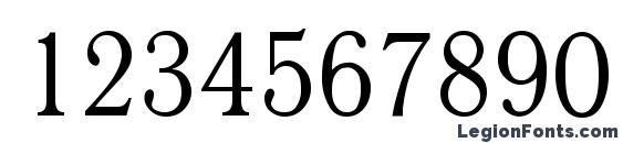 Antiqua95 Font, Number Fonts