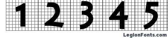 Antiquaingrid Font, Number Fonts