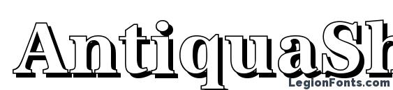 AntiquaSh Cd Bold Font