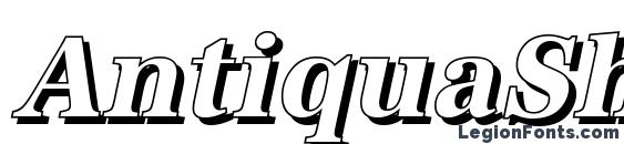 AntiquaSh Cd BoldItalic Font