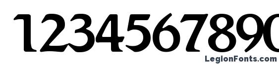 Antiquassk normal Font, Number Fonts