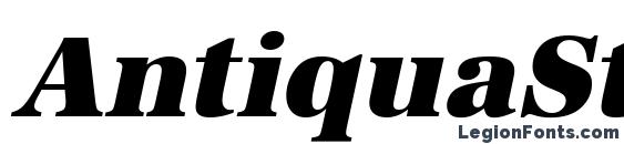 шрифт AntiquaStd Heavy Italic, бесплатный шрифт AntiquaStd Heavy Italic, предварительный просмотр шрифта AntiquaStd Heavy Italic