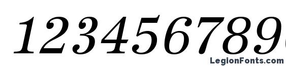 AntiquaStd Italic Font, Number Fonts
