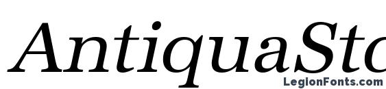 AntiquaStd Italic font, free AntiquaStd Italic font, preview AntiquaStd Italic font