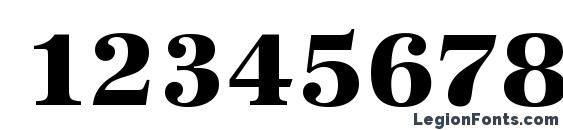 AntiquaStd Xbold Regular Font, Number Fonts