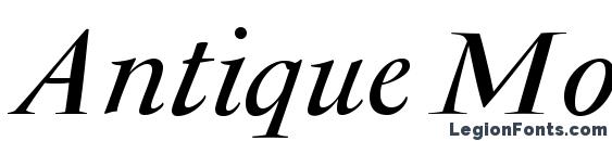 Antique Moderne Italic Font, Free Fonts