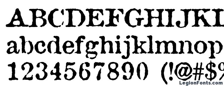глифы шрифта Antique type, символы шрифта Antique type, символьная карта шрифта Antique type, предварительный просмотр шрифта Antique type, алфавит шрифта Antique type, шрифт Antique type