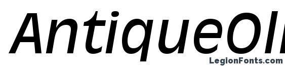AntiqueOliveStd Italic font, free AntiqueOliveStd Italic font, preview AntiqueOliveStd Italic font
