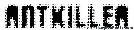 шрифт Antkiller, бесплатный шрифт Antkiller, предварительный просмотр шрифта Antkiller