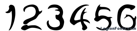 antlers Font, Number Fonts